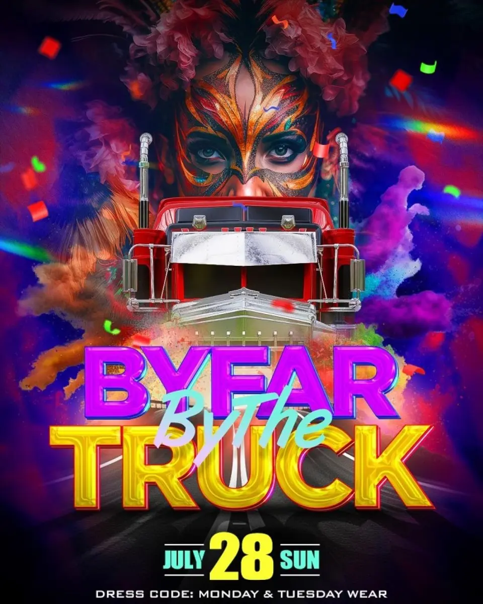 BYFAR By The Truck flyer or graphic.