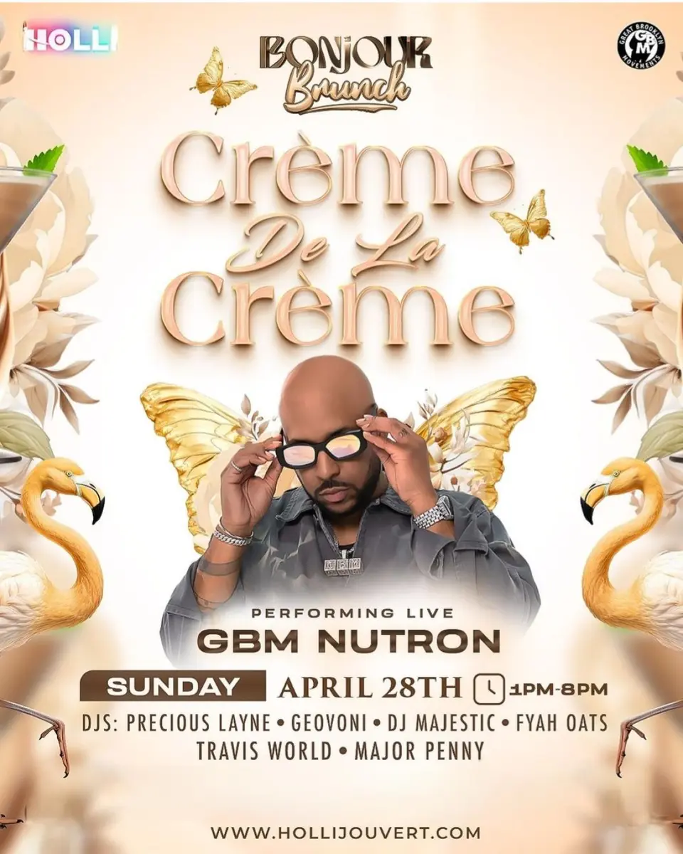 Creme De La Creme flyer or graphic.