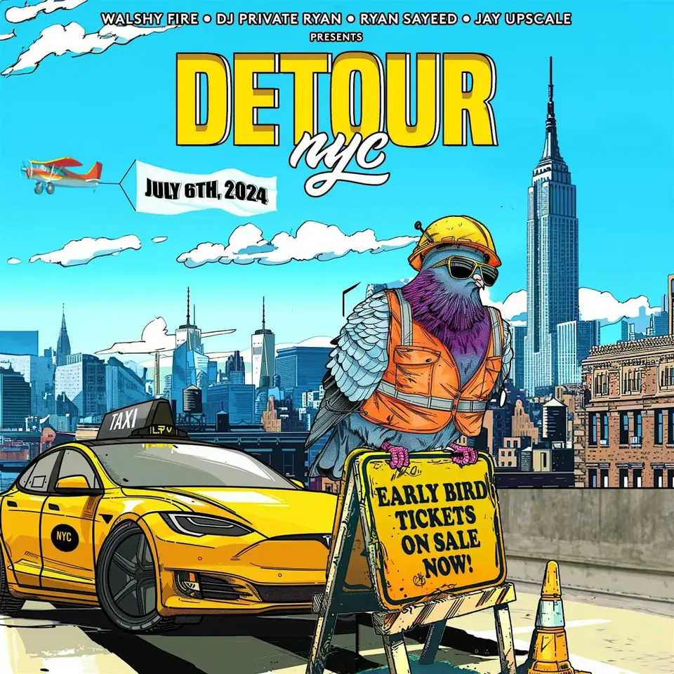 Detour flyer or graphic.