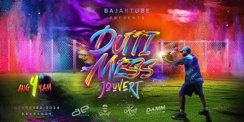 Duttimess Jouvert flyer or graphic.