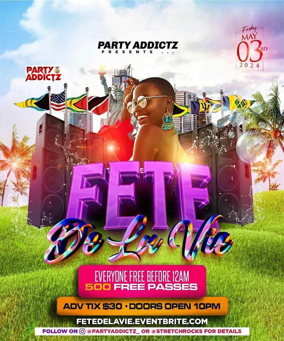 Fete De La Vie flyer or graphic.