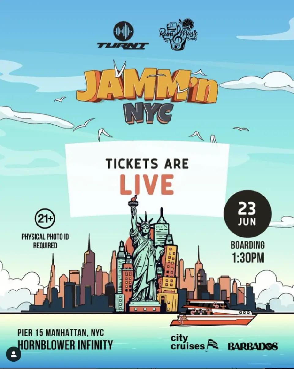 Jamm’n NYC flyer or graphic.