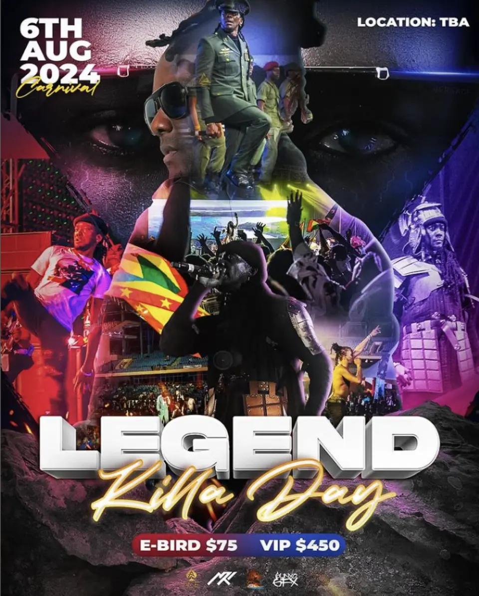 Legend - Killa Day flyer or graphic.