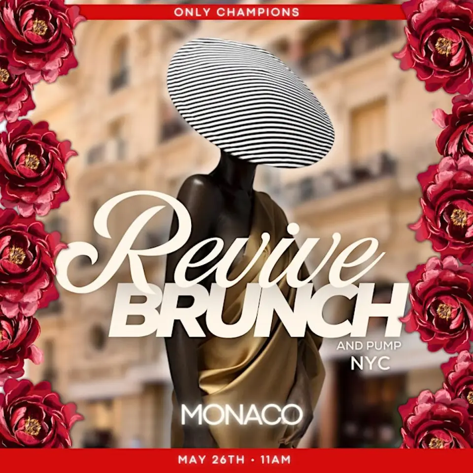 Revive Brunch & Pump flyer or graphic.