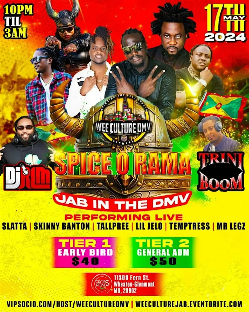 Spice O Rama flyer or graphic.