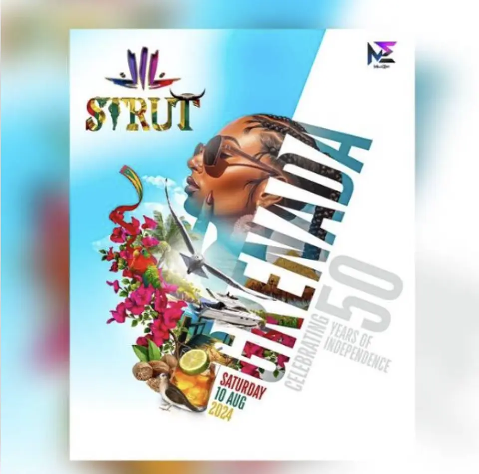 Strut flyer or graphic.