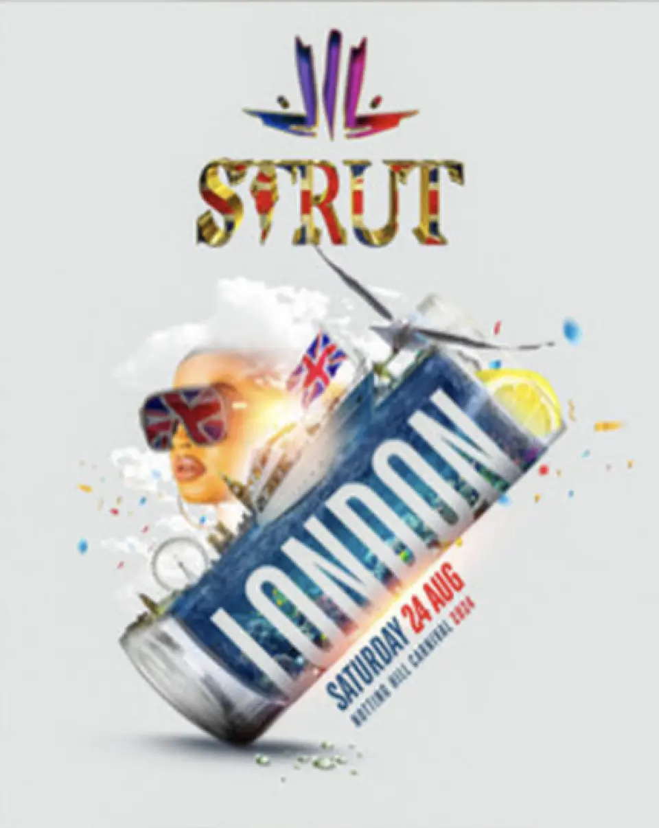 Strut flyer or graphic.