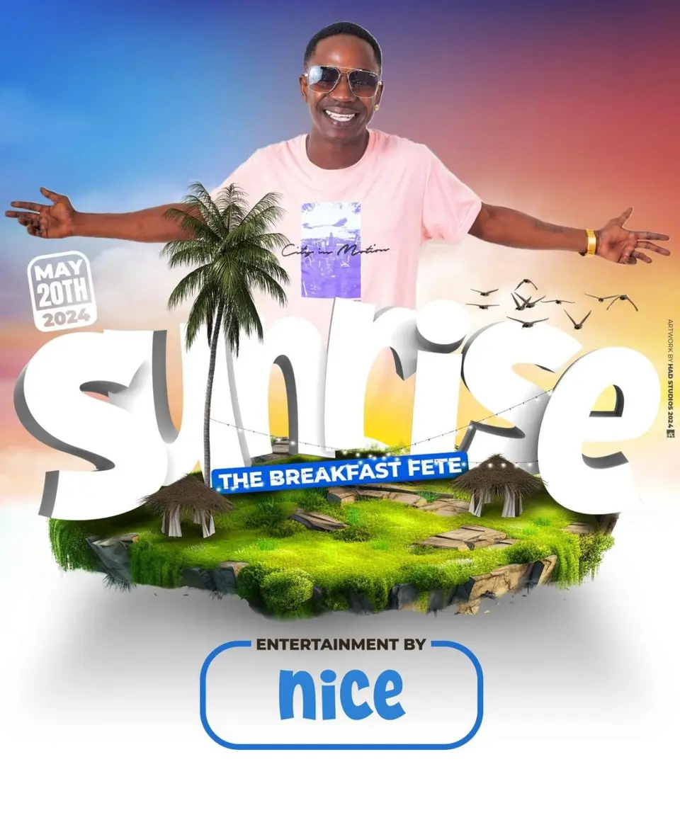 Sunrise Breakfast Party flyer or graphic.