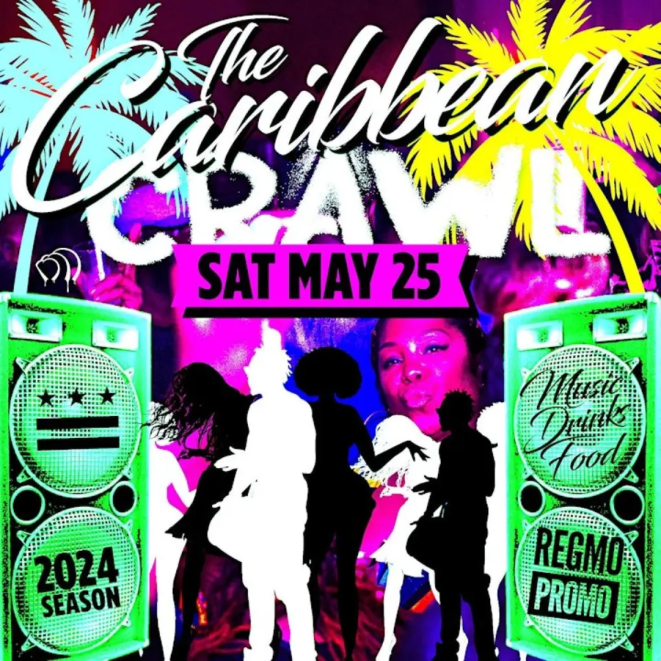 The Caribbean Crawl flyer or graphic.