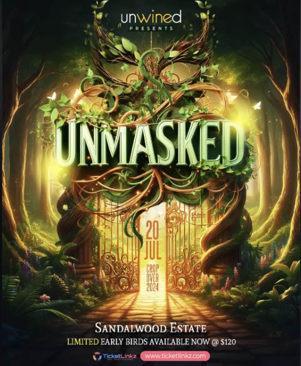 Unmasked flyer or graphic.