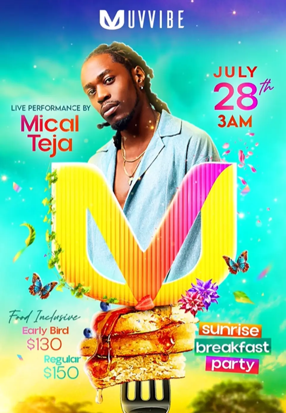 UV Breakfast Party flyer or graphic.