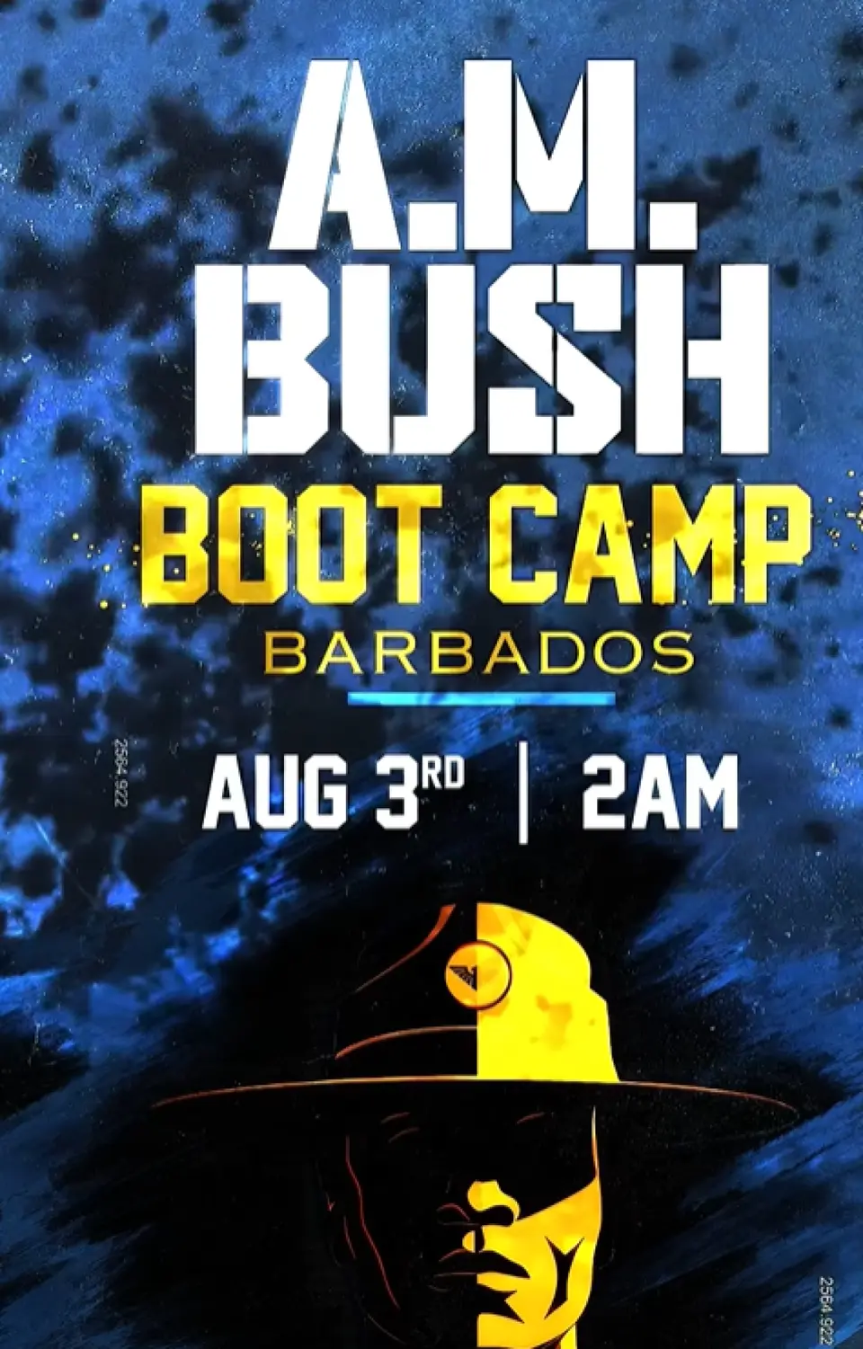A.M. Bush flyer or graphic.