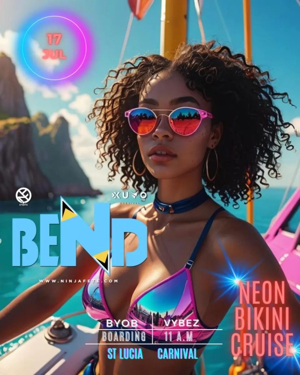 Bend St. Lucia  2024 flyer or graphic.