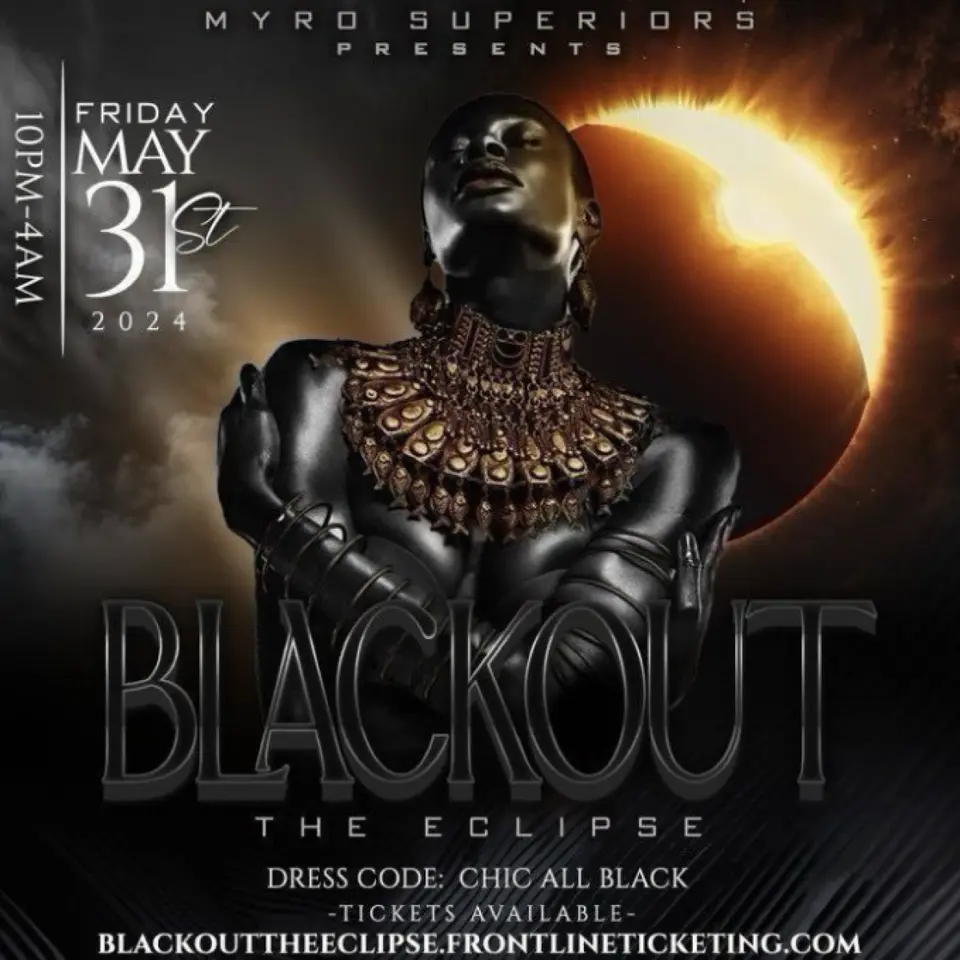 Blackout - The Eclipse flyer or graphic.
