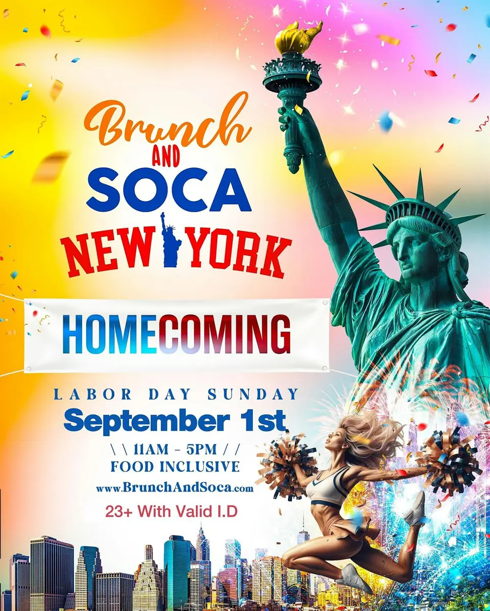 Brunch And Soca flyer or graphic.
