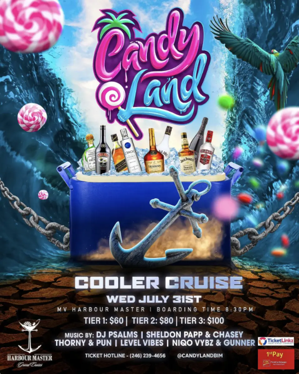 Candy Land Cooler Cruise flyer or graphic.