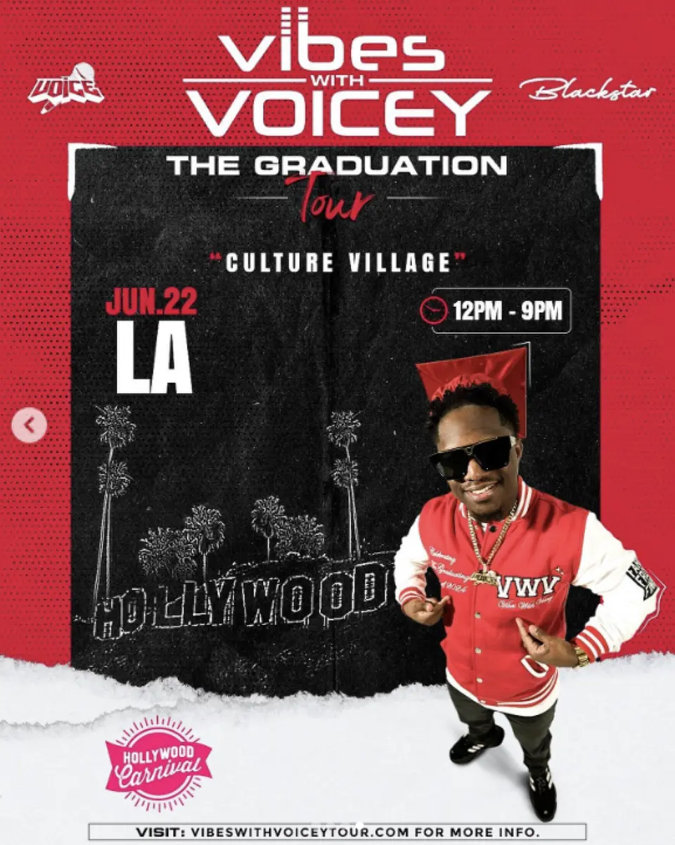 Culture Village Ft. Vibes With Voicey flyer or graphic.