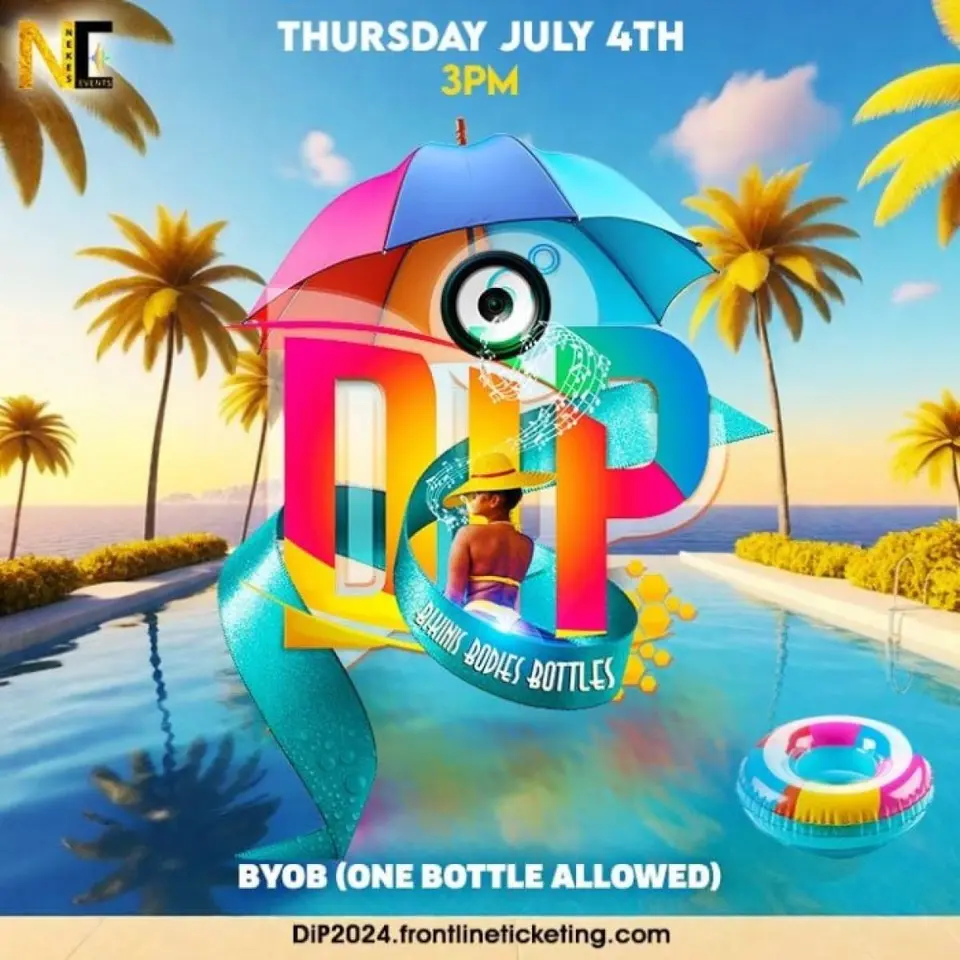 DiP Pool Party flyer or graphic.