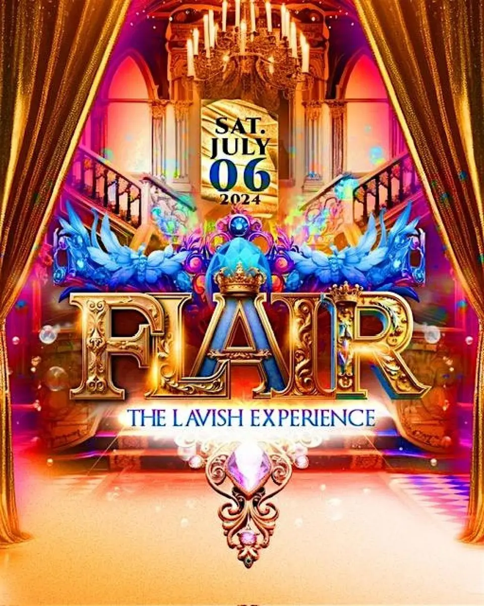Flair flyer or graphic.