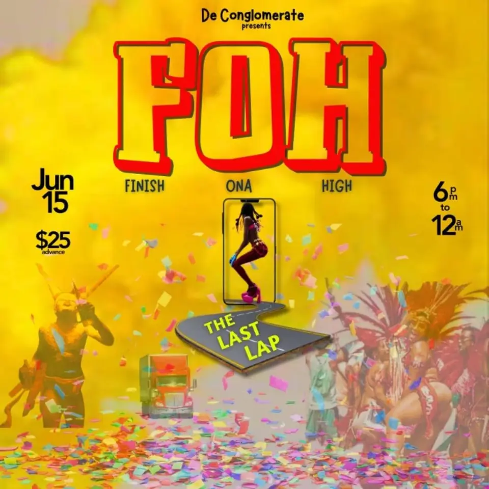 F.O.H Finish On A High flyer or graphic.