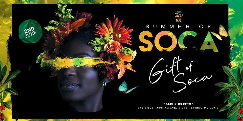 Gift of Soca flyer or graphic.