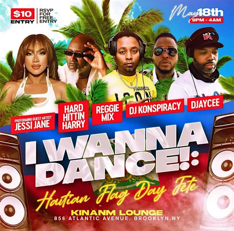 I Wanna Dance!: Haitian Flag Day Fete flyer or graphic.