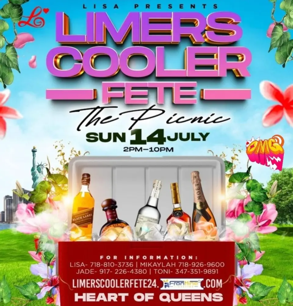 Limers Cooler Fete: The Picnic flyer or graphic.