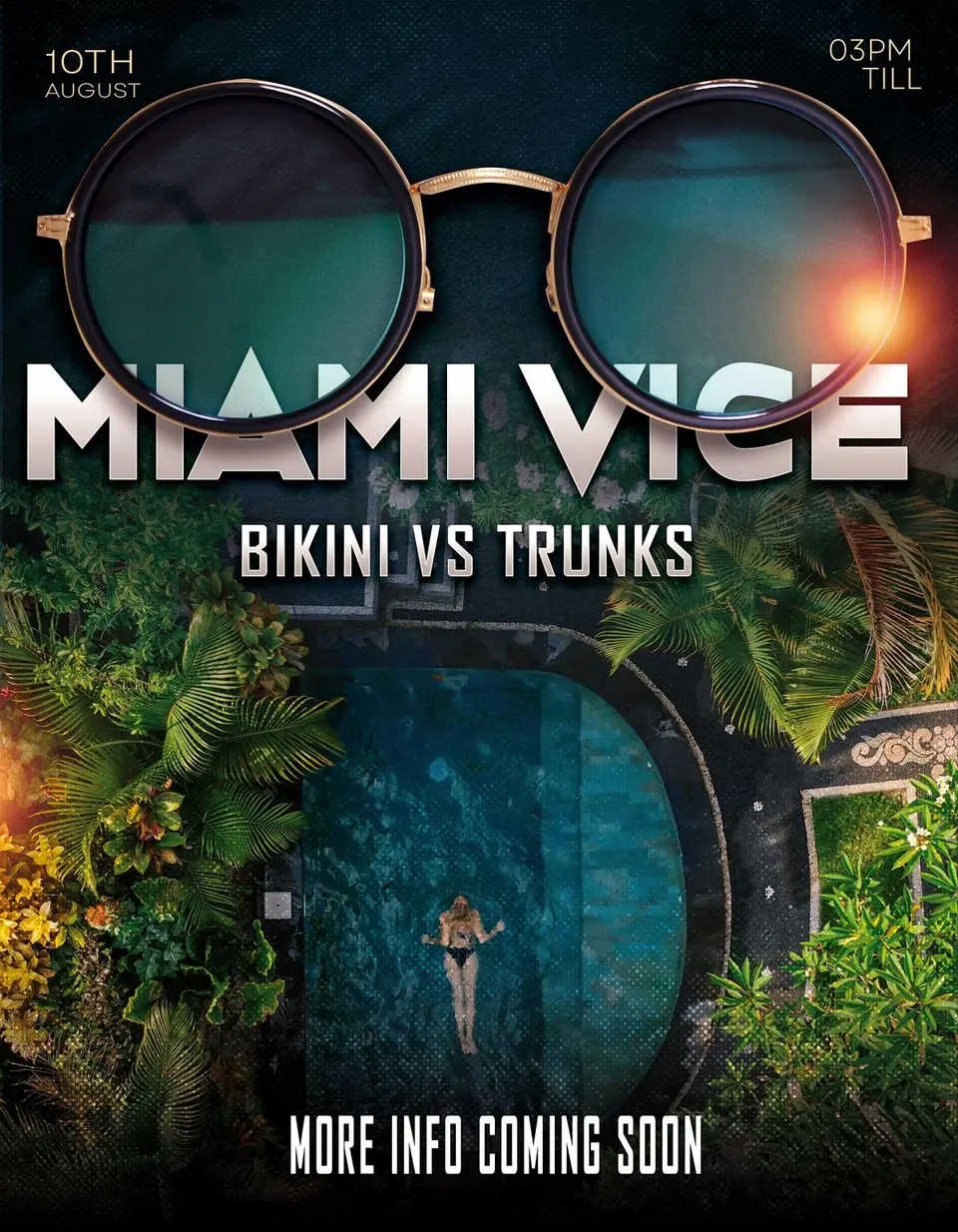 Miami Vice flyer or graphic.