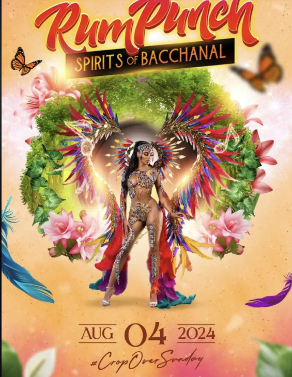 Rum Punch - Spirits of Bacchanal flyer or graphic.