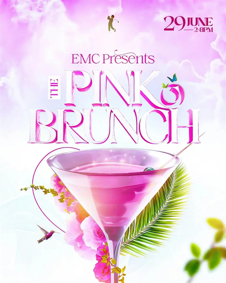 The PINK Brunch: EMC flyer or graphic.