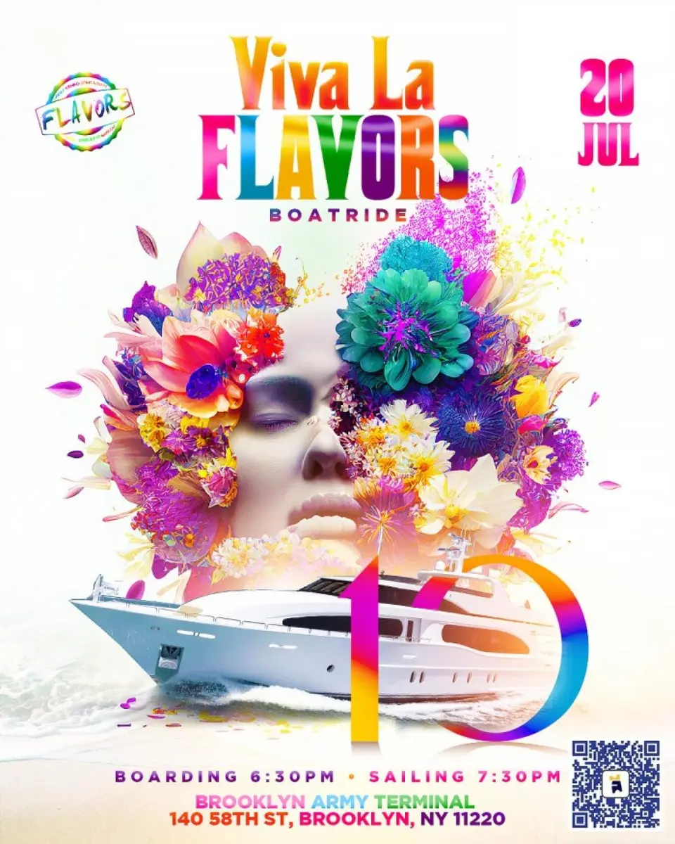 Viva La Flavors Boatride flyer or graphic.