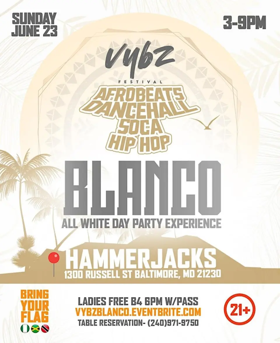 Vybz Festival Blanco flyer or graphic.