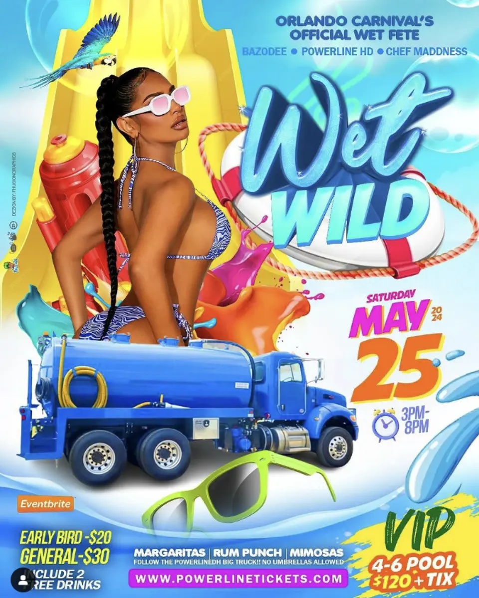 Wet N Wild  flyer or graphic.