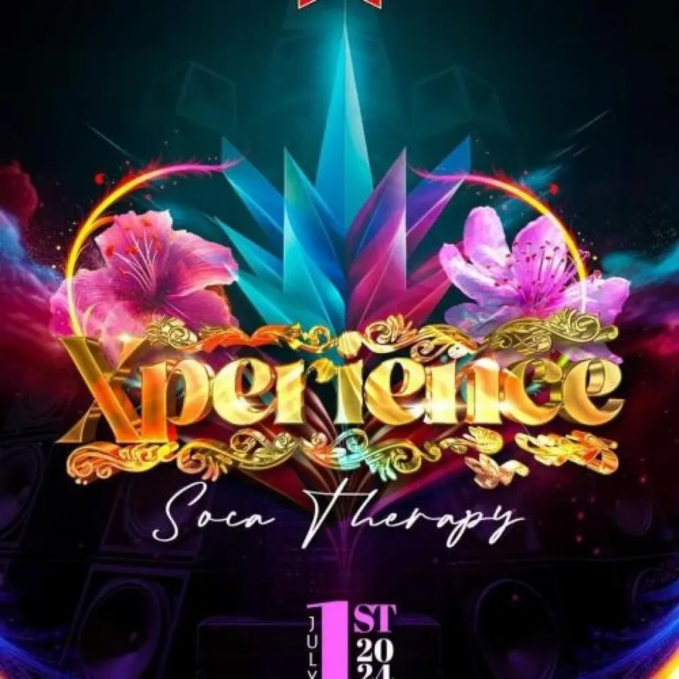 Xperience - Soca Therapy flyer or graphic.