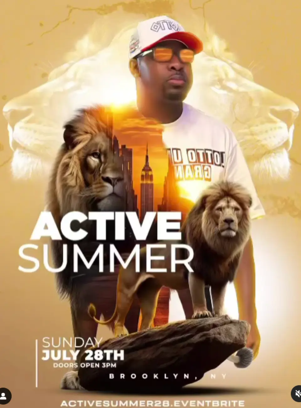 Active Summer flyer or graphic.