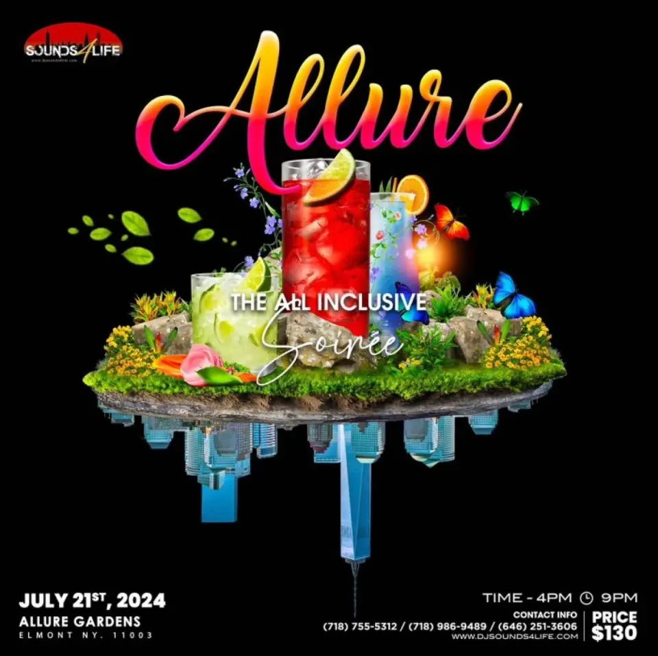 Allure “The All Inclusive” flyer or graphic.
