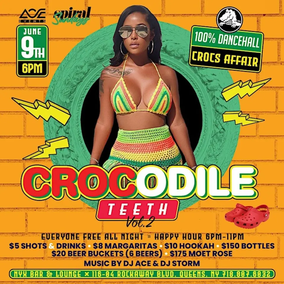 CROCodile Teeth flyer or graphic.