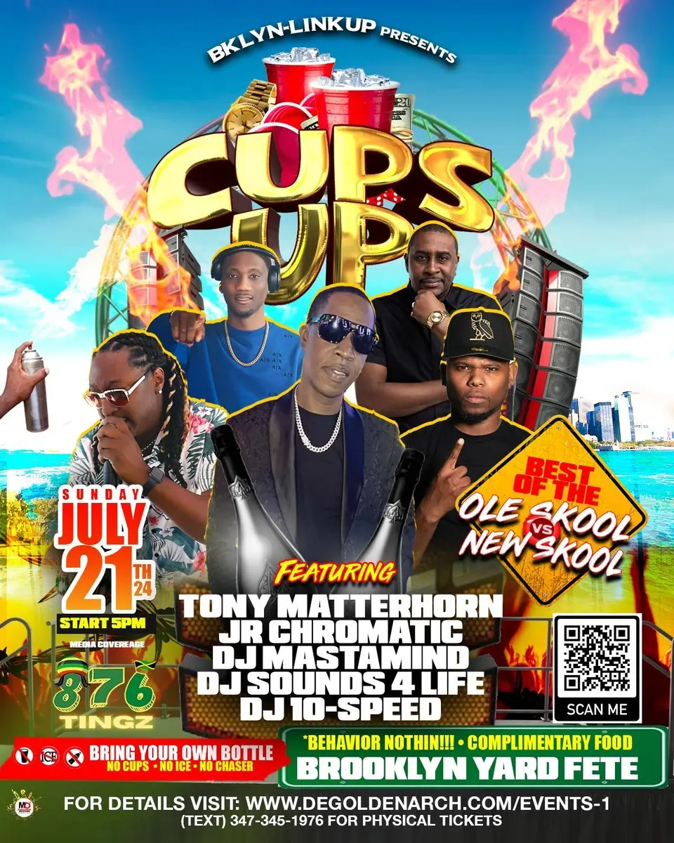 Cups Up flyer or graphic.