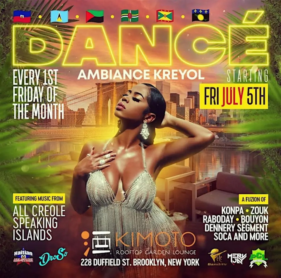Dance Ambiance Kreyol flyer or graphic.