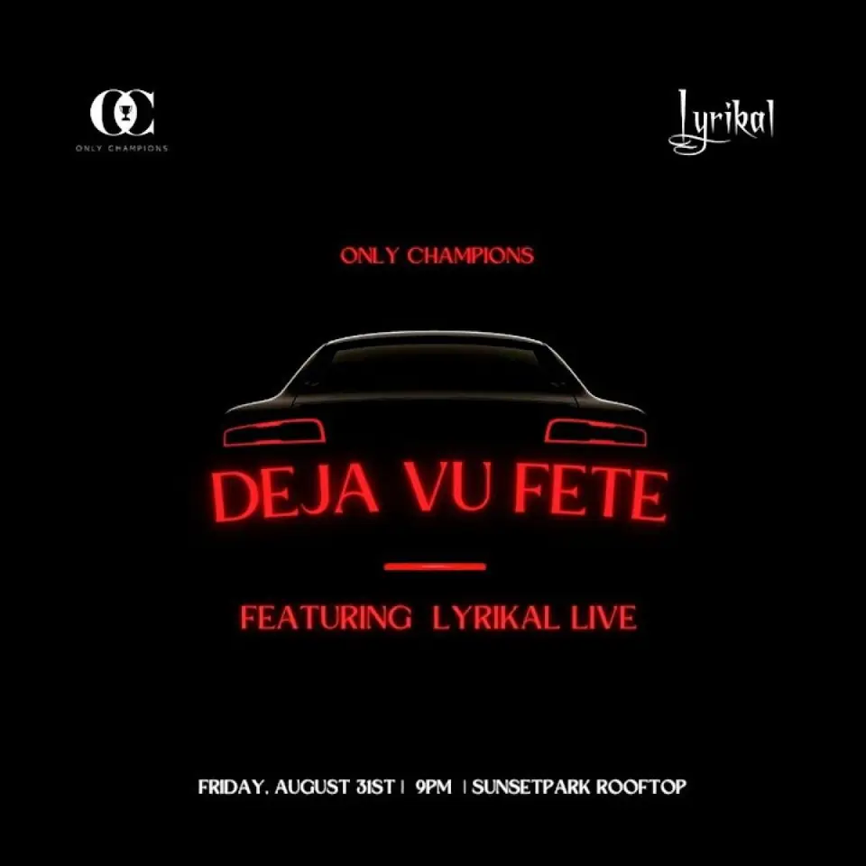 Deja Vu Fete flyer or graphic.