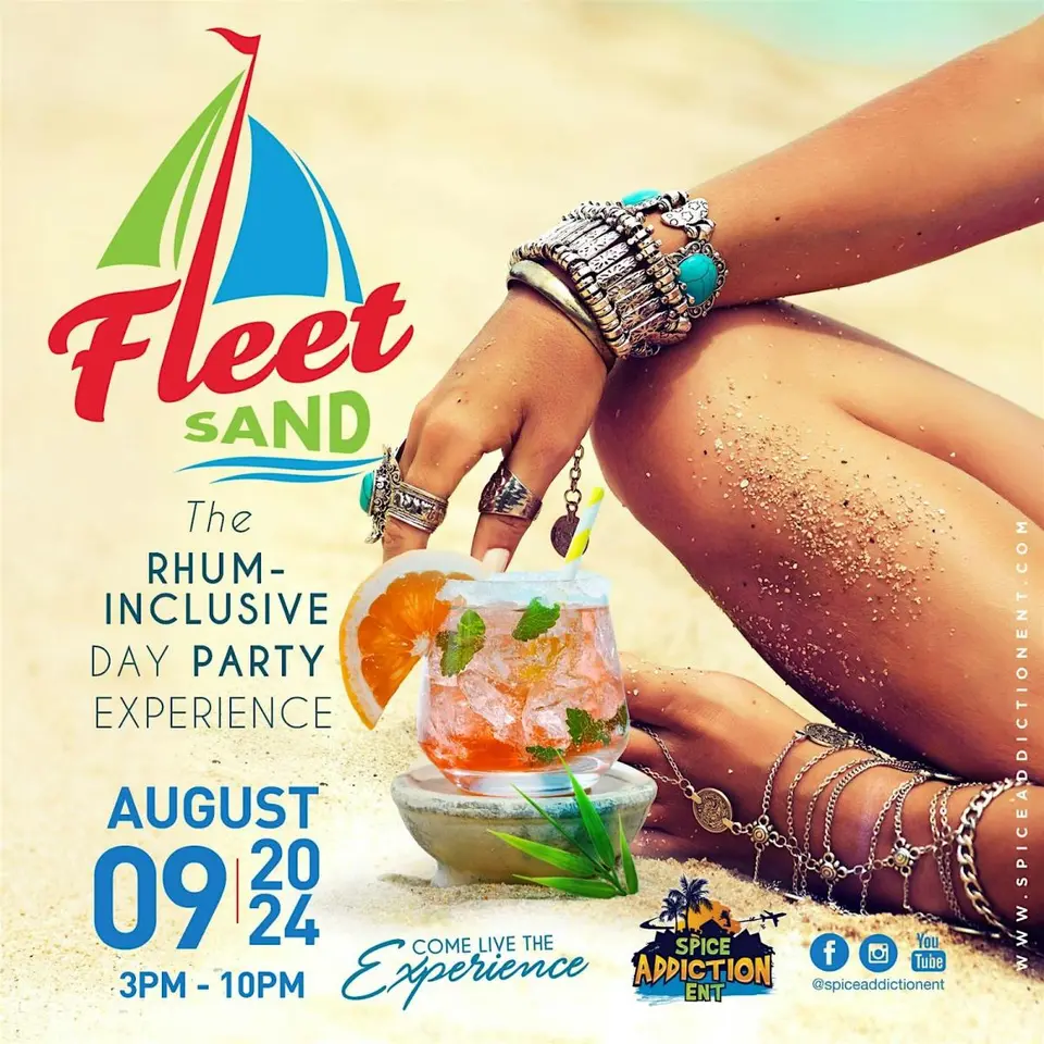 Fleet & Rum Inclusive Day Party flyer or graphic.