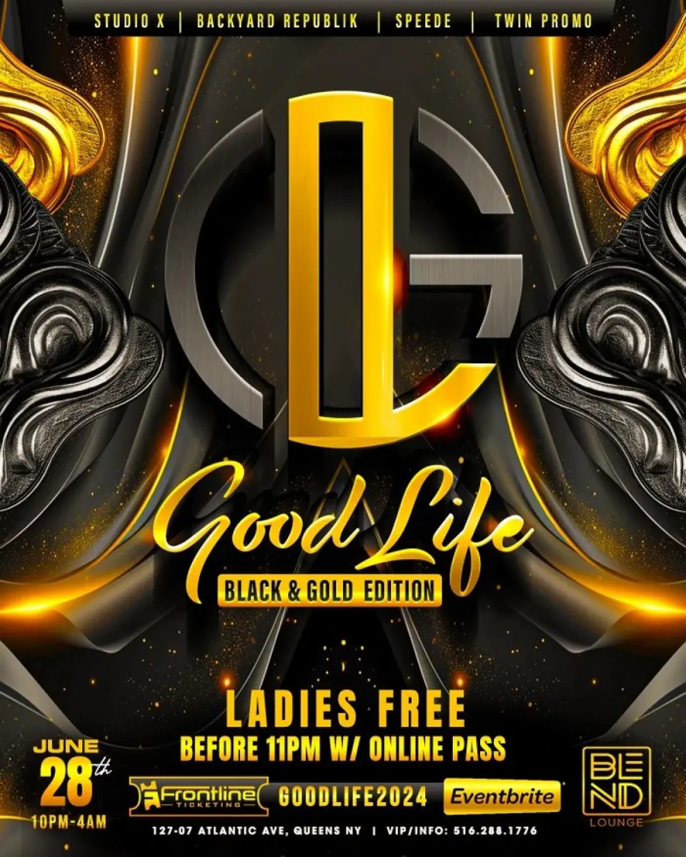 Good Life flyer or graphic.