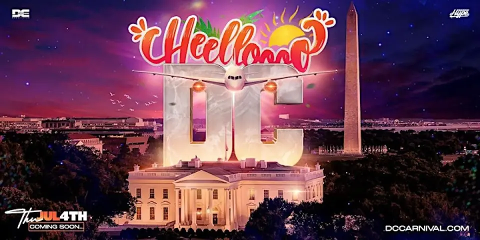 Heelloooo DC flyer or graphic.