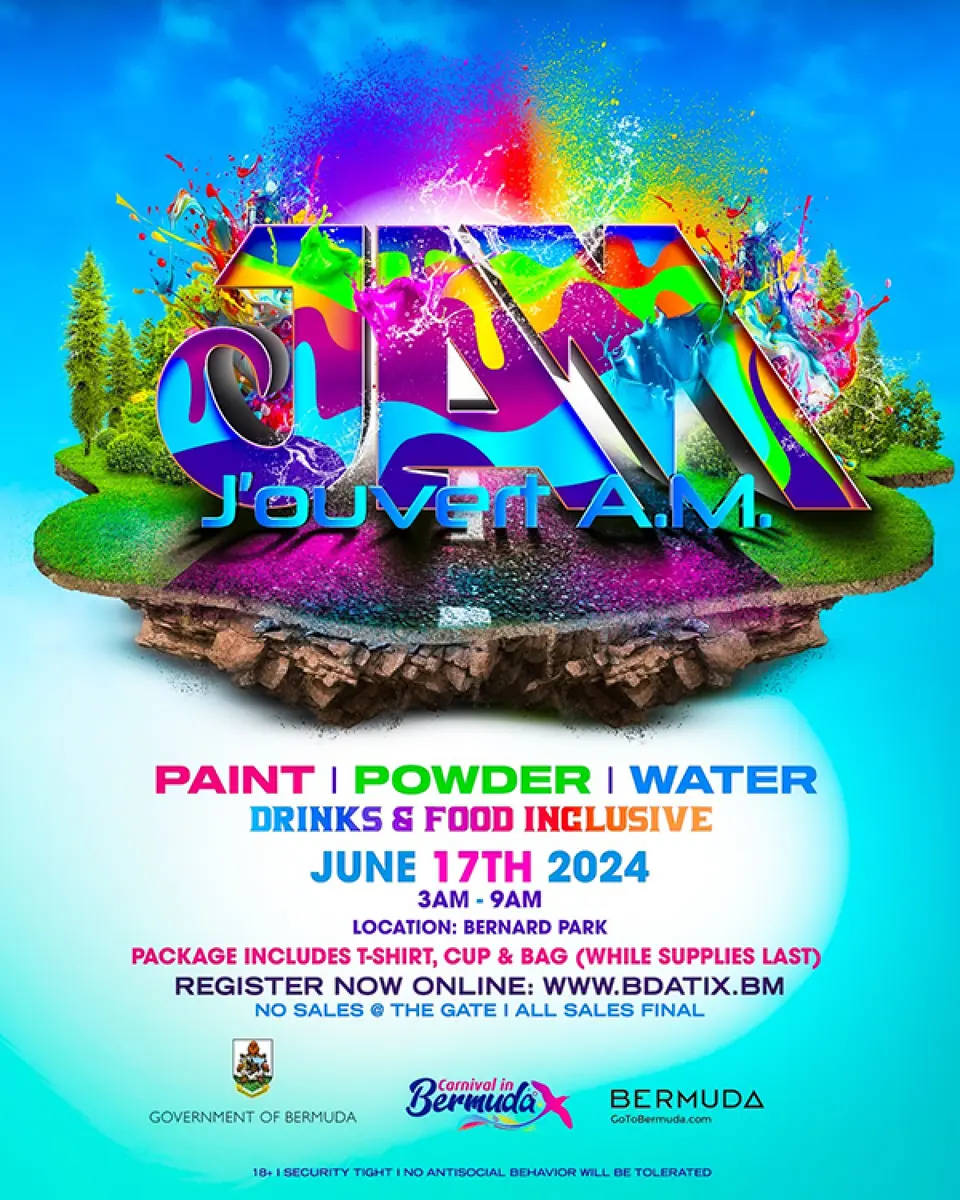 Jam Jouvert flyer or graphic.