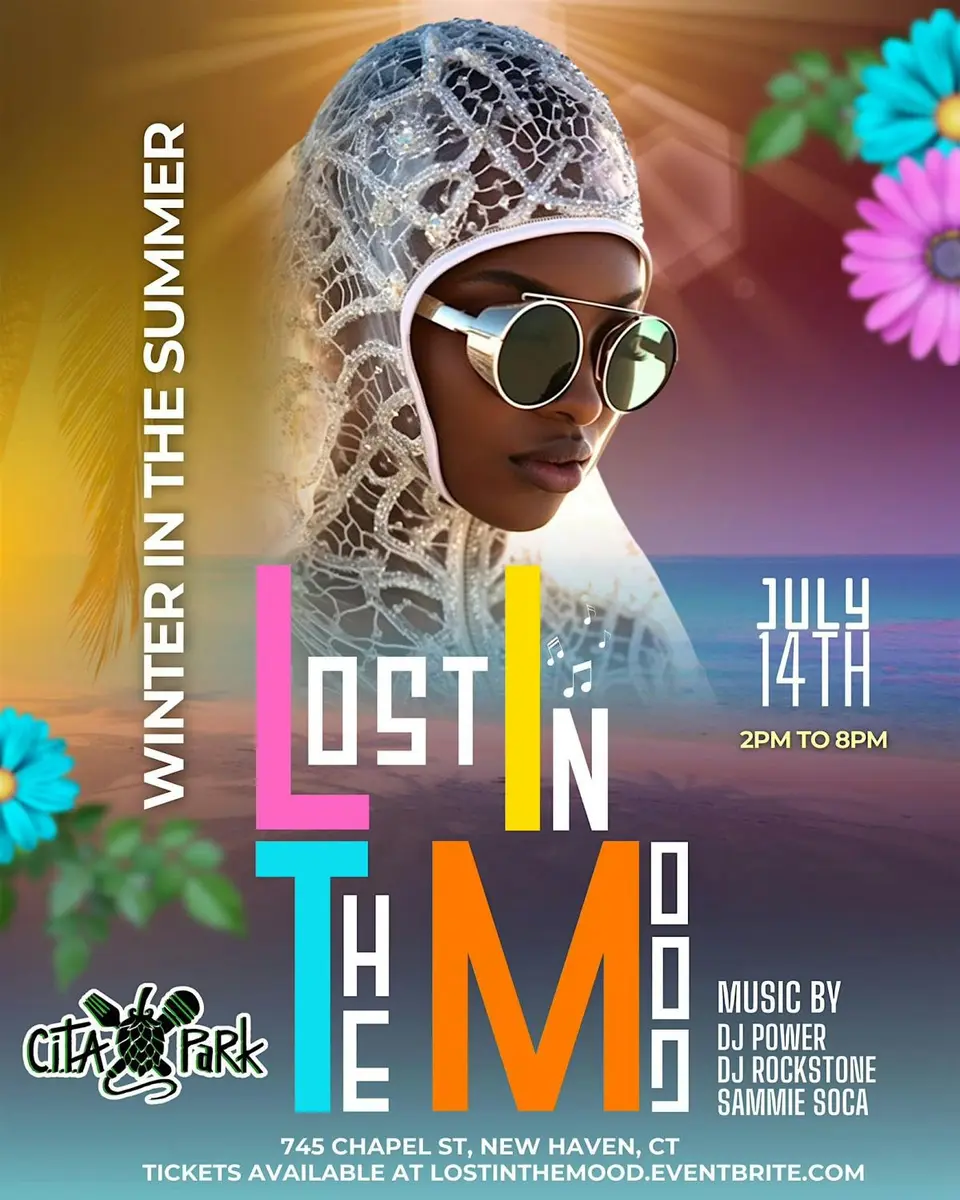 Lost In The Mood flyer or graphic.