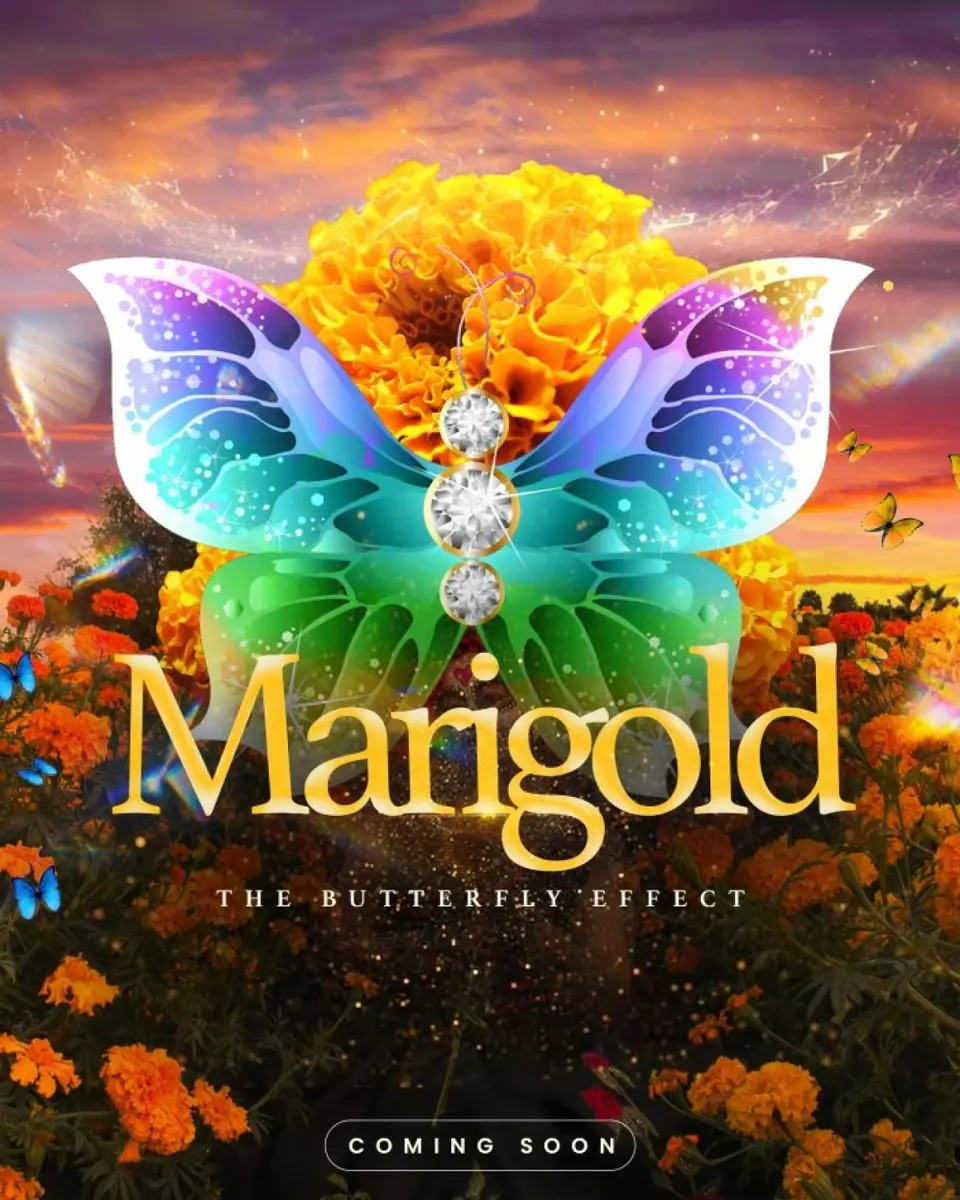 Marigold flyer or graphic.