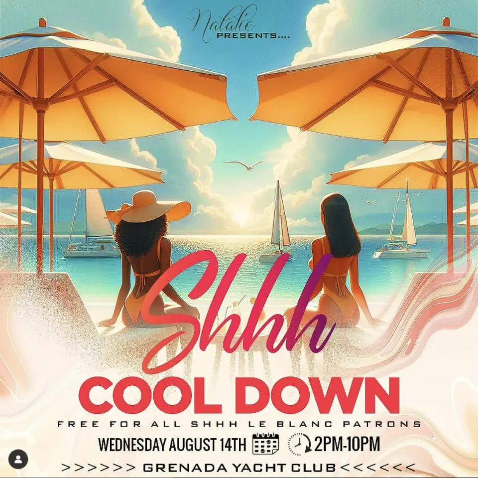 Shhh Cool Down flyer or graphic.