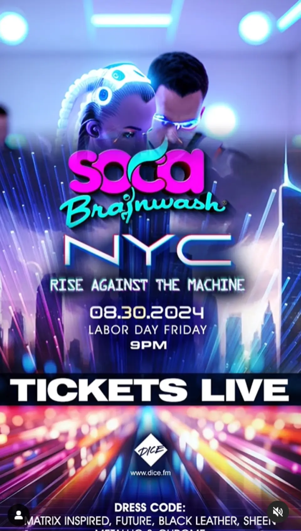 Soca Brainwash - Rise Against The Machine flyer or graphic.