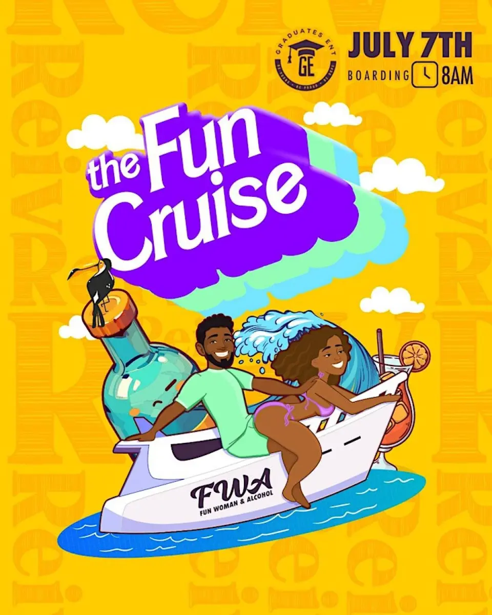 The Fun Cruise flyer or graphic.