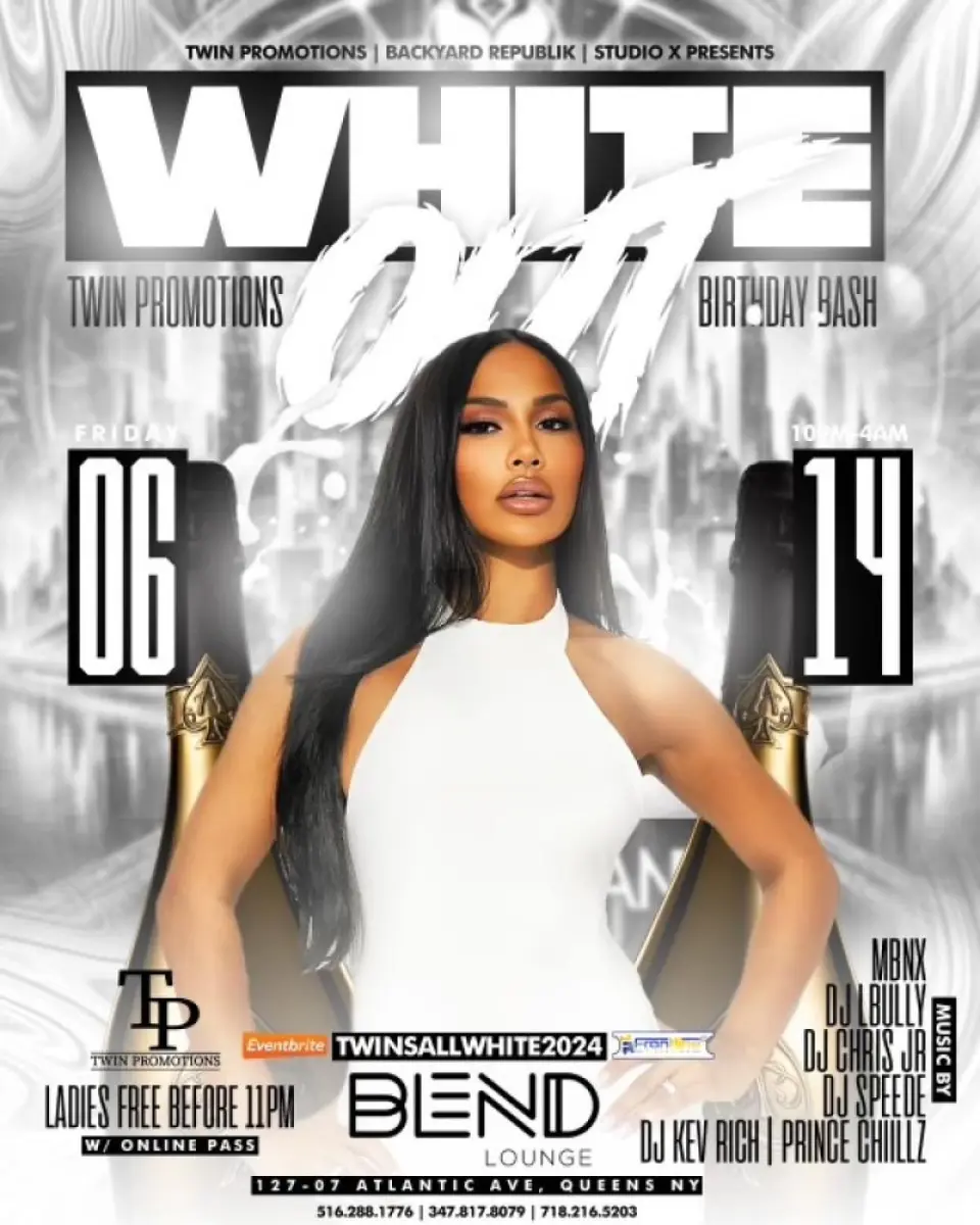 White Out flyer or graphic.